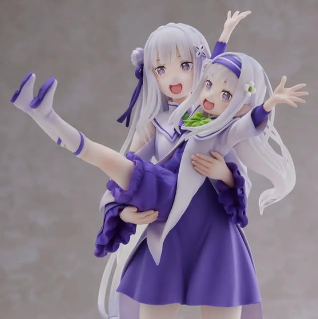 エスファイア　リゼロ　レム　ラム　エミリア　フィギュア　幼少期 S-FIRE 幼い姿のエミリアとラムが立体化！ 「リゼロ」の新作フィギュア